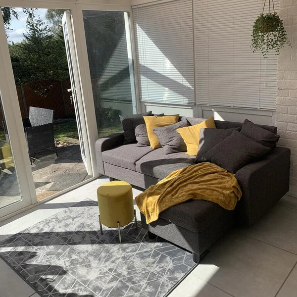 Susan Corner Sofa - Grey