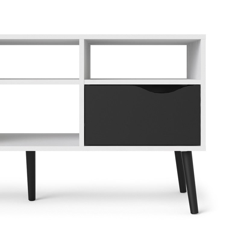 Bergen TV Unit - Wide - 2 Drawers 4 Shelves