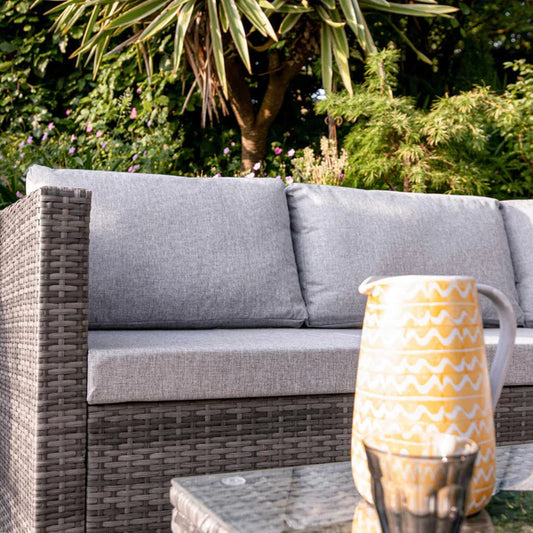 4 Seater Rattan Corner Sofa Set